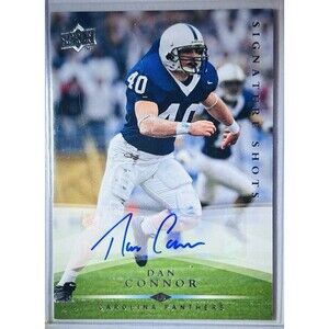 2008 Dan Connor Upper Deck Signature Shots Rookie Auto  PENN State NITTANY LIONS